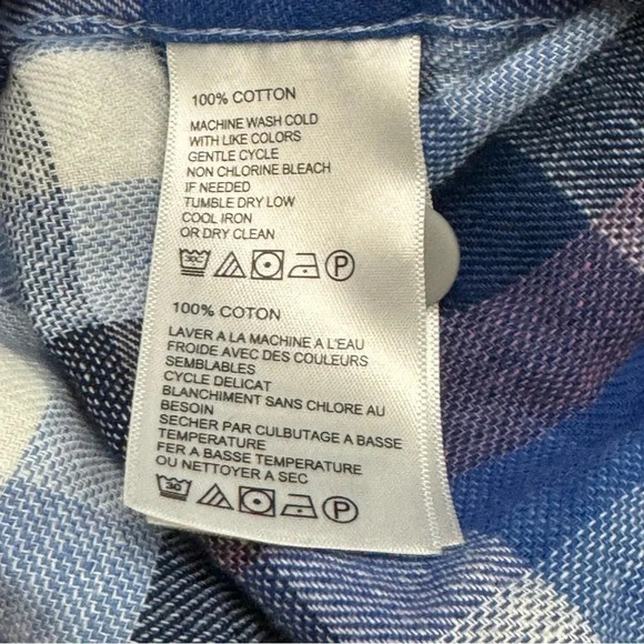 Excellent condition Tommy Bahama men’s Cala Beach Plaid Camp shirt. Cotton. M. - Picture 7 of 10